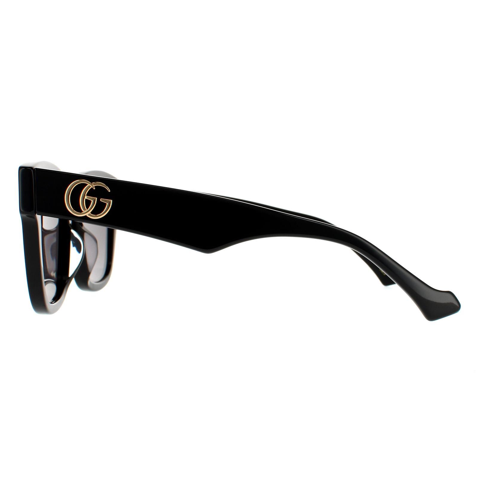 Gucci Rectangle Black Grey GG0998S Sunglasses image 3