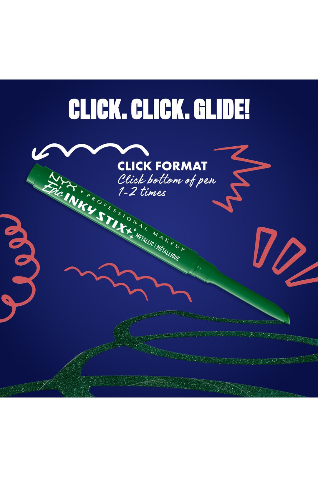 NYX Professional Makeup Epic Inky Stix Cream Gel Eyeliner 0.1g Electric Emerald image 8