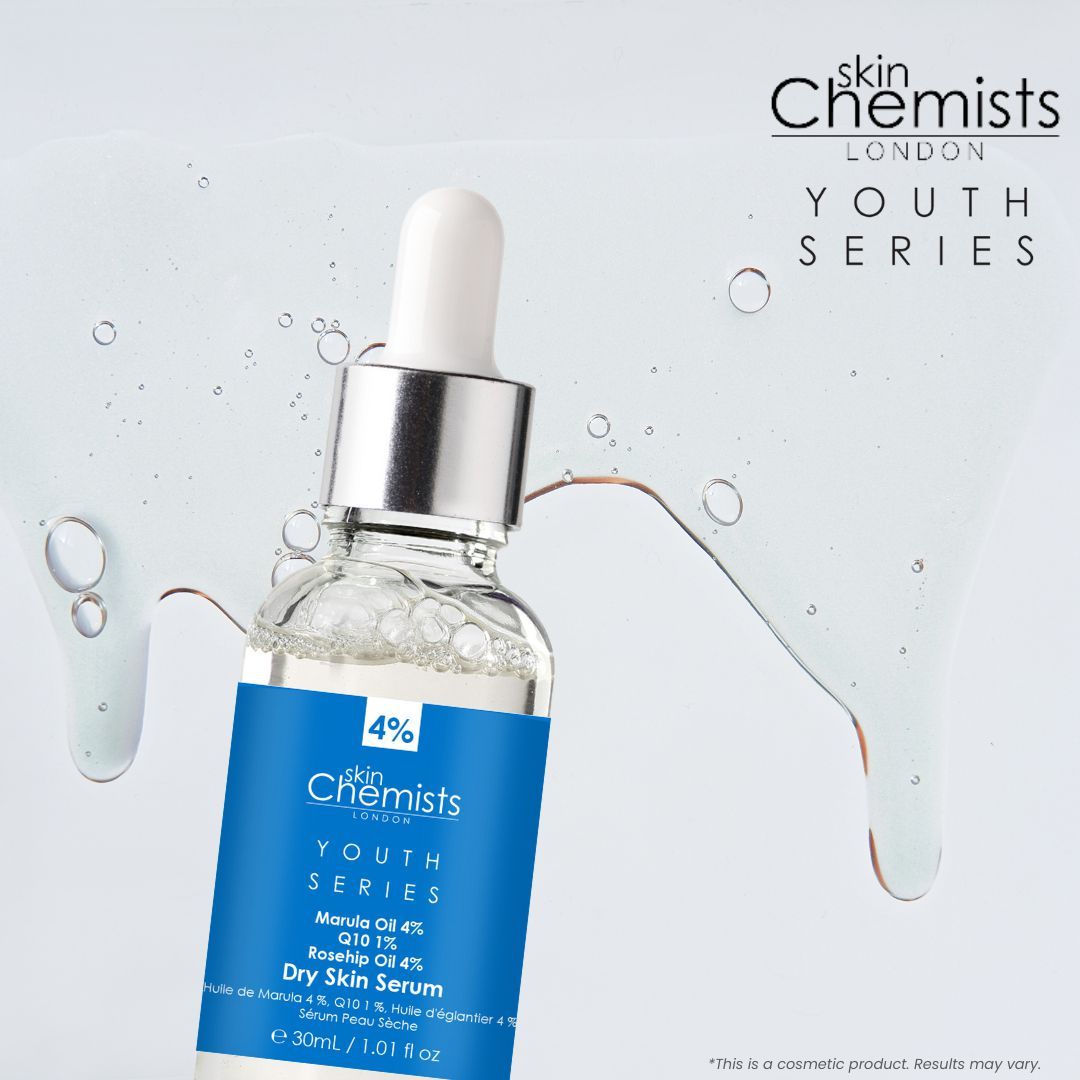 skinChemists Youth Series Dry Skin Serum Marula Oil 4%, Q10 1%, Rosehip Oil 4% 30ml x 2 Duo Pack image 6