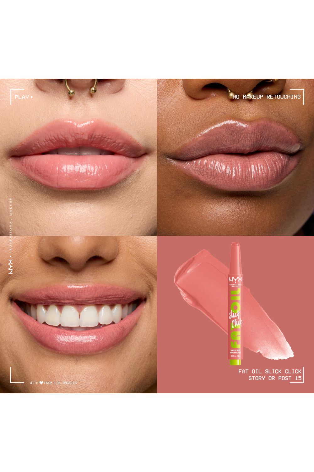 NYX Professional Makeup Fat Oil Slick Click Lip Balm 2g Story Or Post image 3