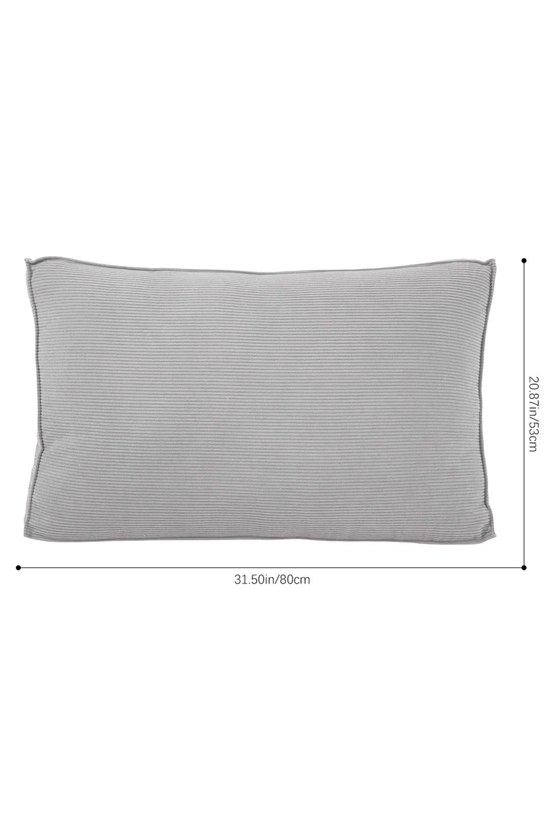 Living and Home Soft Corduroy Bedside Headboard Pillow Reading image 8