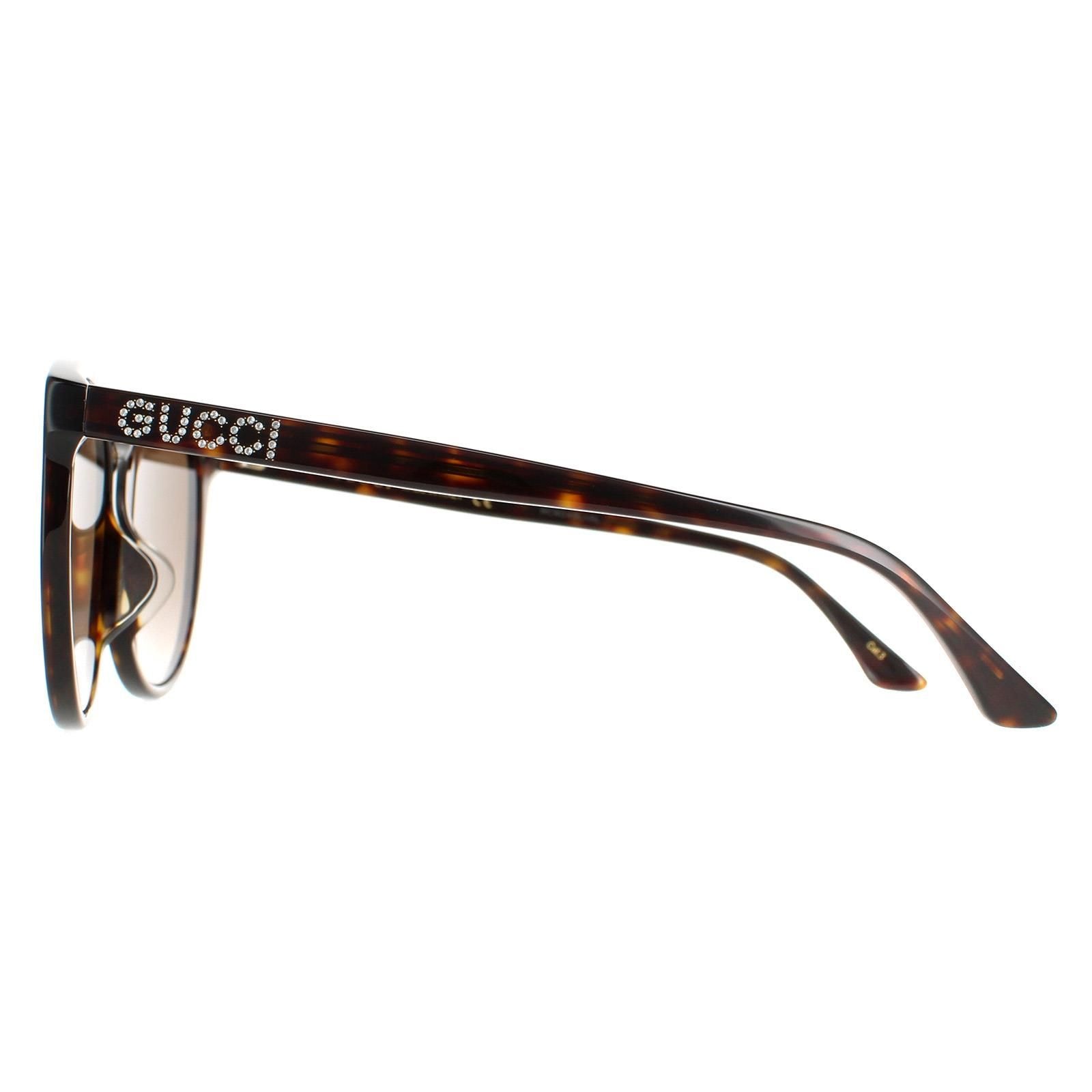 Gucci Round Havana Brown Gradient GG0729SA image 3