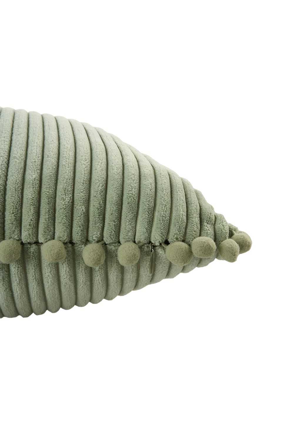 Living and Home Polyester Cushion Cover with Pom-Pom Trim image 8