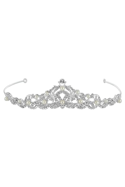 Jon Richard Silver Bridal Tiara - Gift Pouch