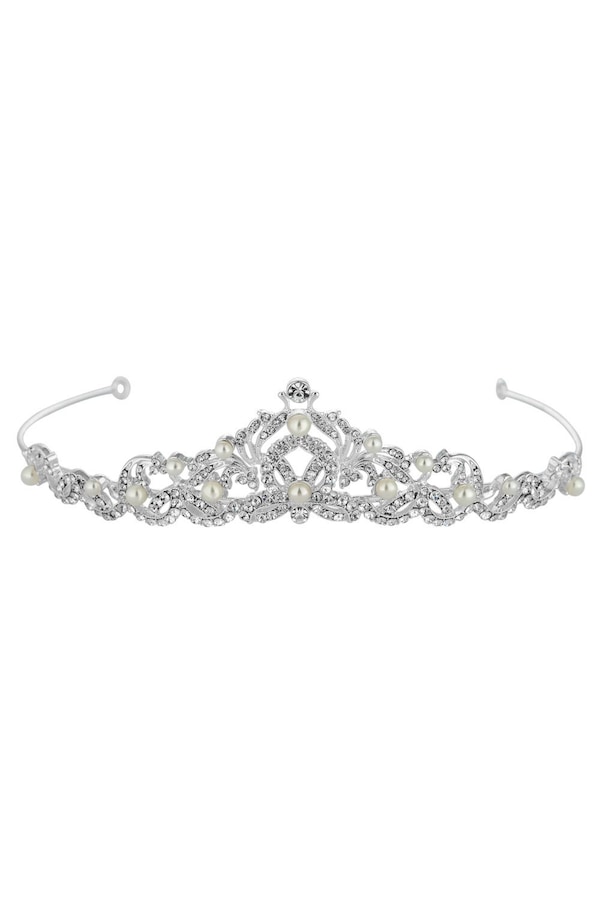 Jon Richard Silver Bridal Tiara - Gift Pouch