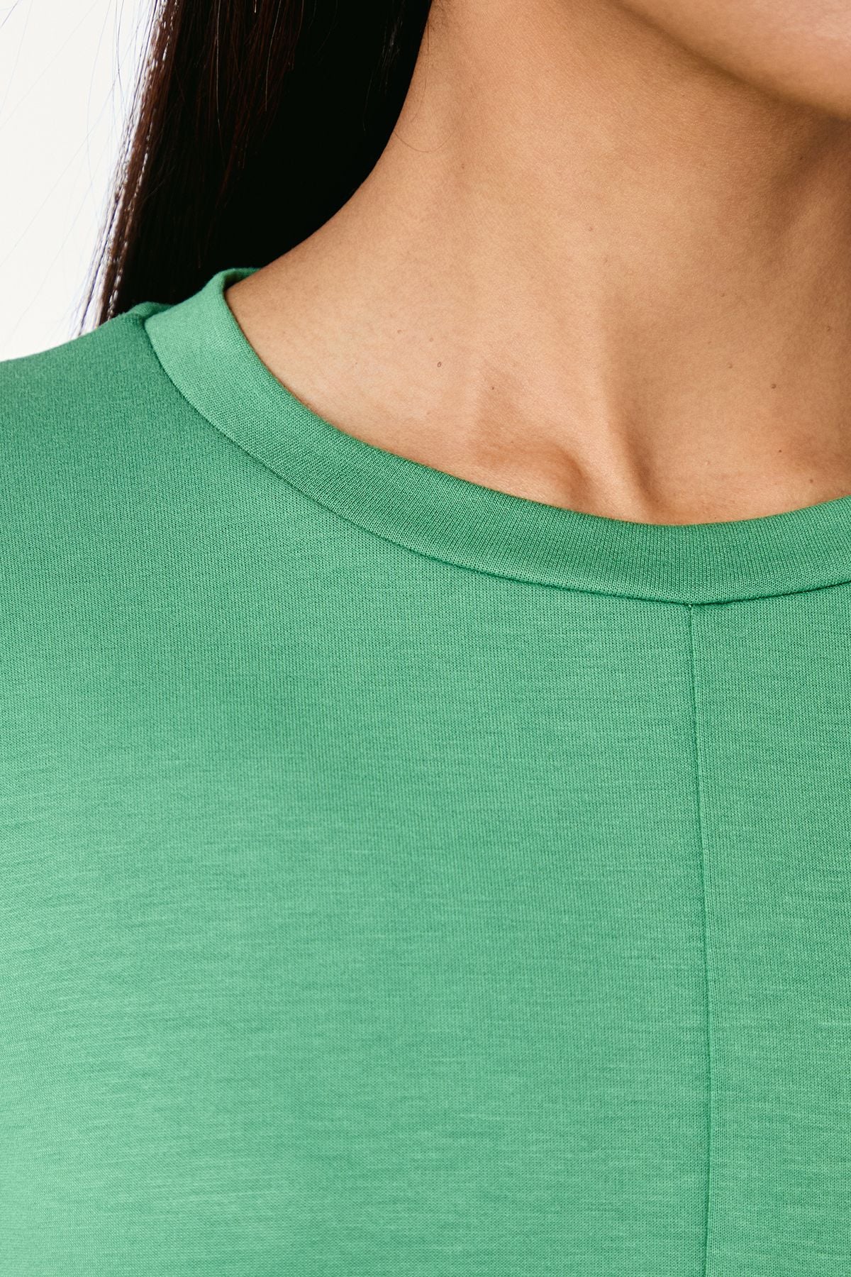 Principles Green Crew Neck Jersey Midi Dress Green image 5