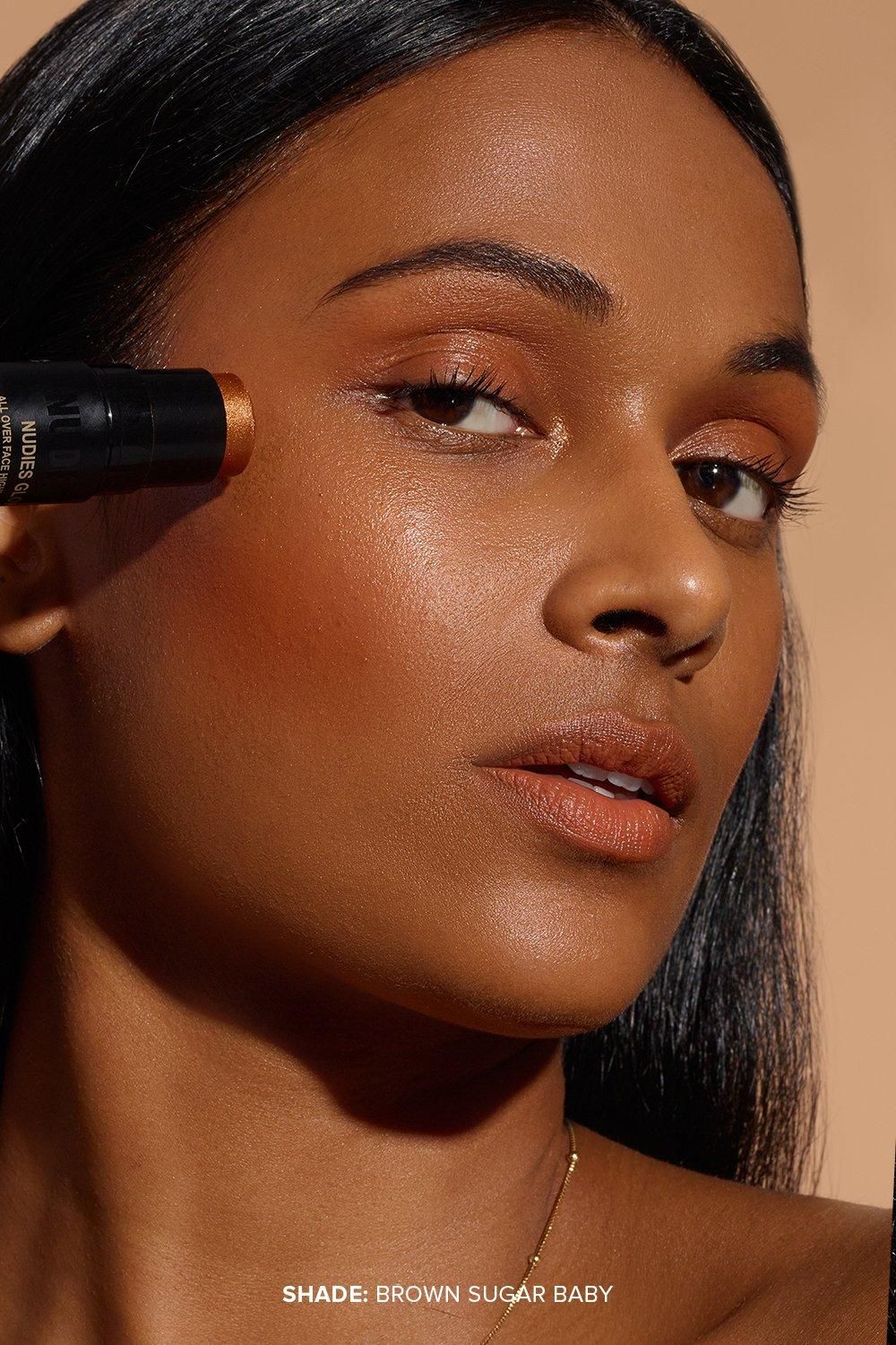 Nudestix Nudies Glow All Over Face Highlighter Brown Sugar Baby image 3