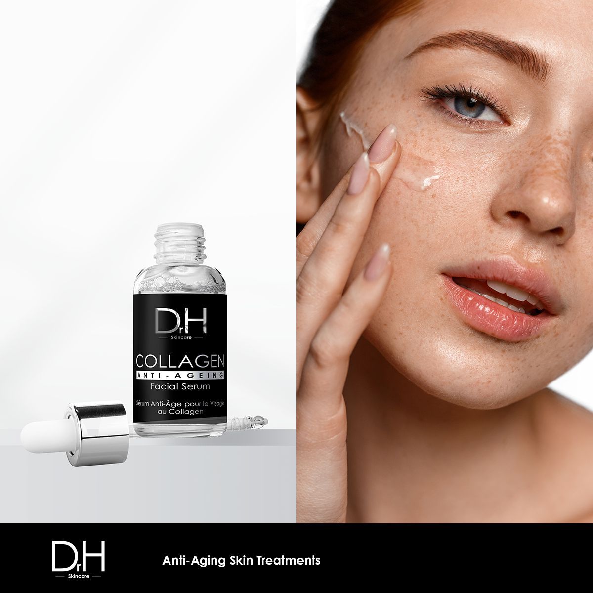 Dr H Anti-Ageing Collagen Facial Serum 30ml x 2 Duo Pack image 5