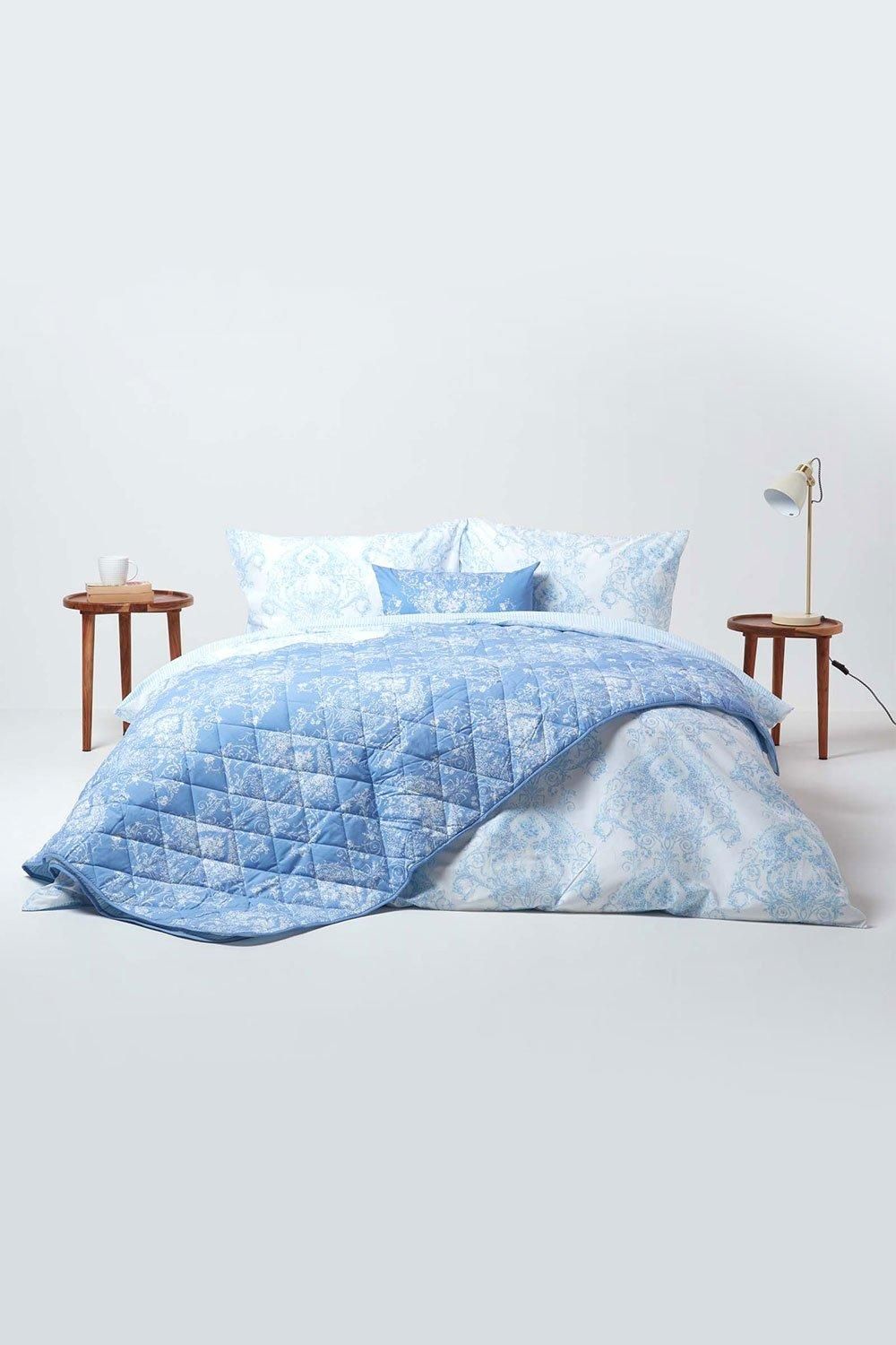 Homescapes French Toile Patterned Duvet Cover Set image 3