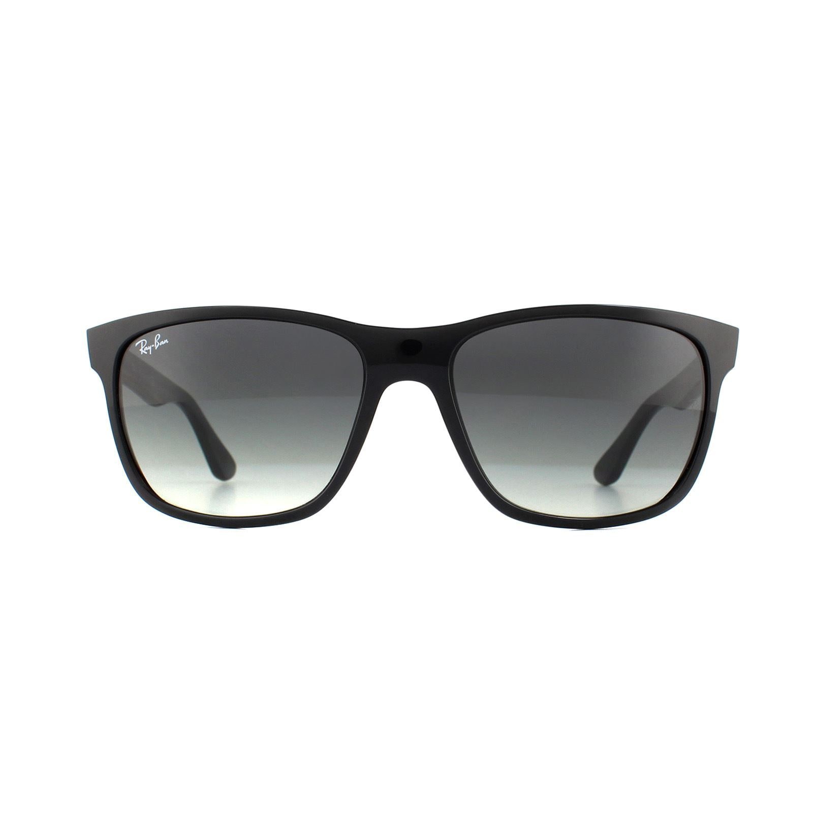 Ray-Ban Cat Eye Black Dark Grey Gradient 4181 Sunglasses image 1