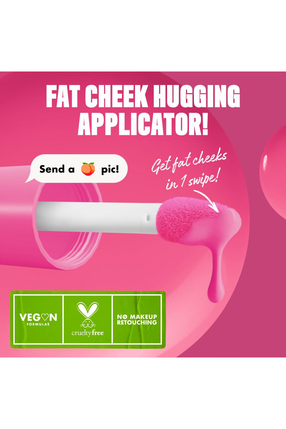 NYX Professional Makeup Fat Cheeks Blush 8ml Plum Pop image 2