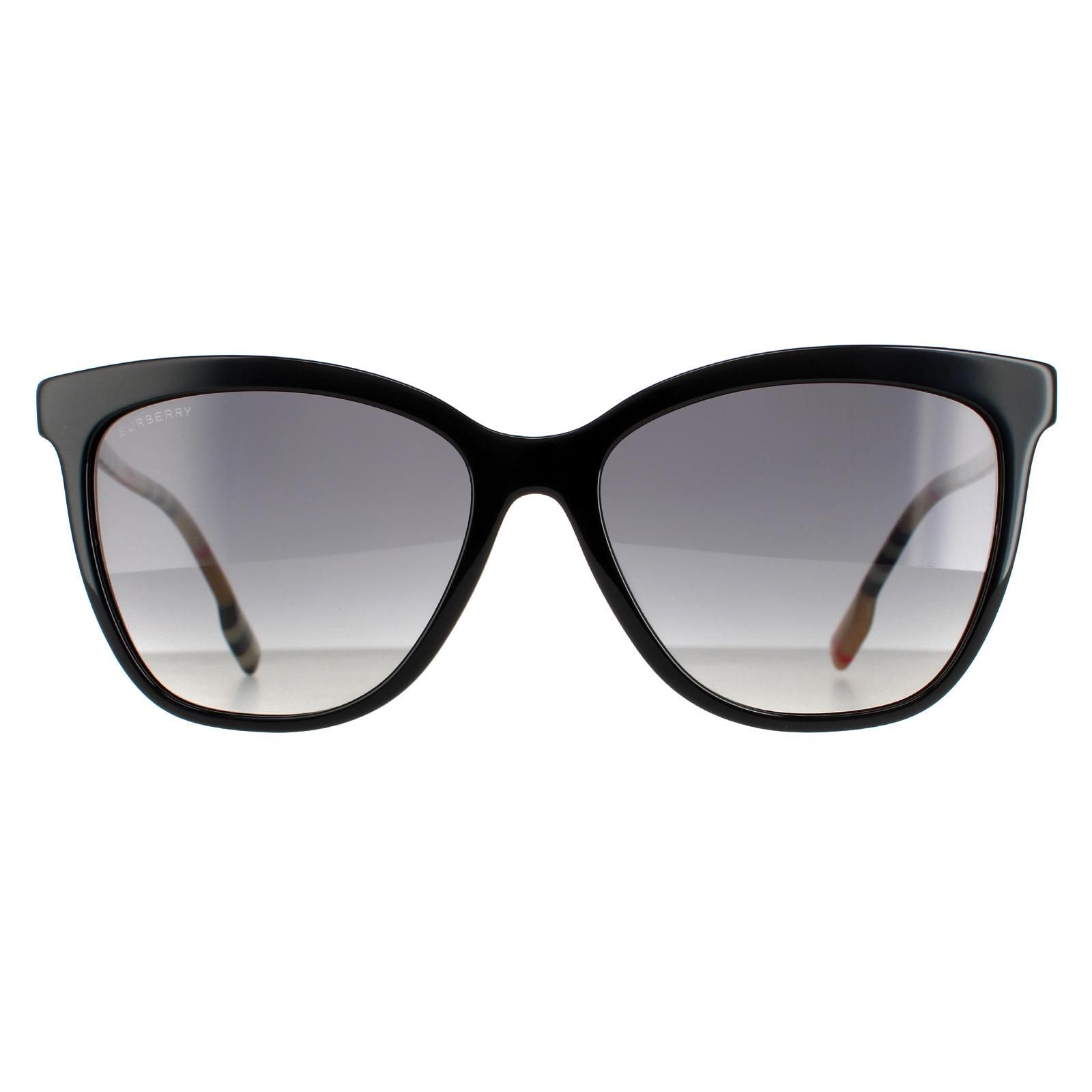 Burberry Square Black Grey Gradient Polarized BE4308 image 1