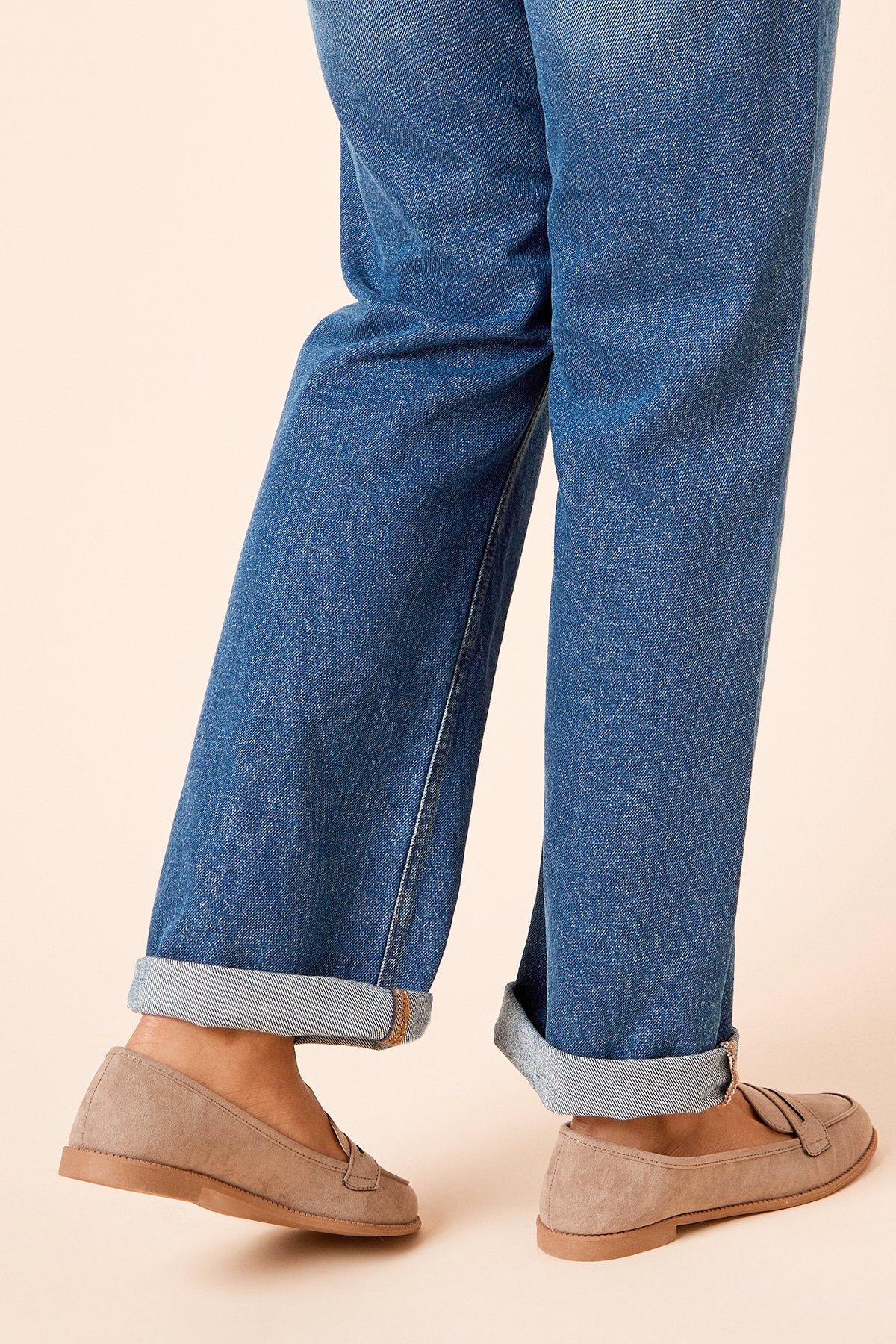 Dorothy Perkins (S) Lara Penny Loafers Taupe image 4