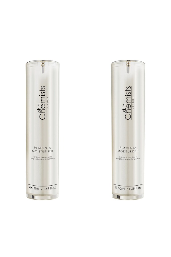 skinChemists professional Placenta Moisturiser 50ml x 2 Duo Pack