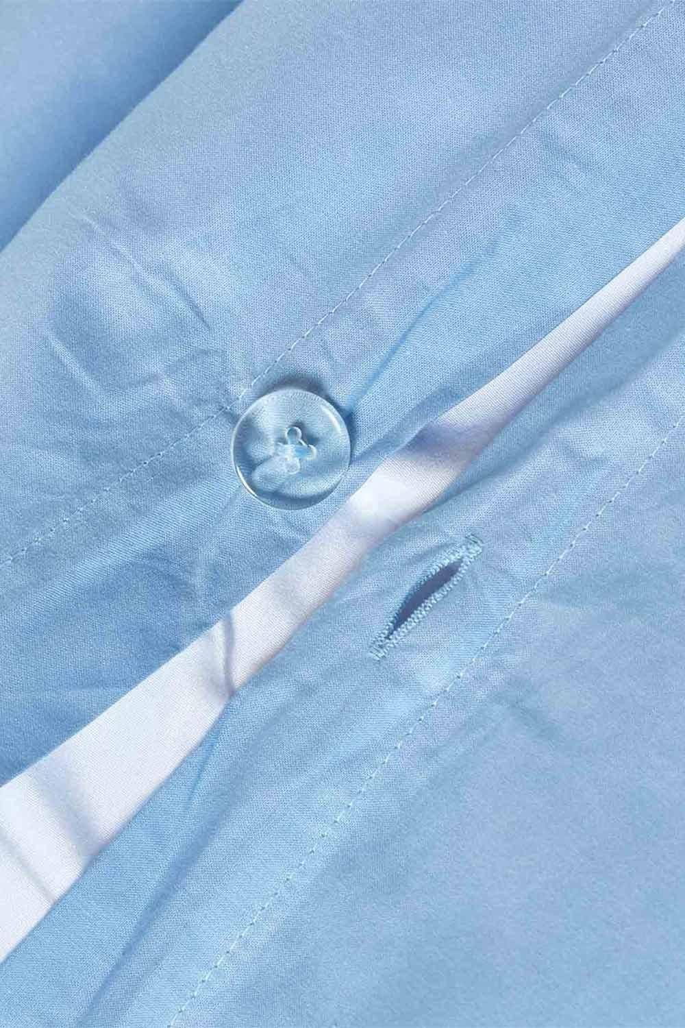 Homescapes Egyptian Cotton Duvet Cover with Pillowcase, 200 TC image 3