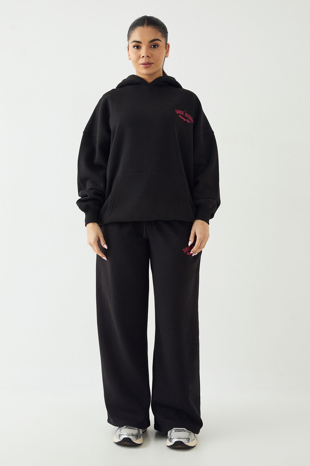 DSGN Studio DSGN Studio Sport Training Club Straight Leg Jogger Black image 5