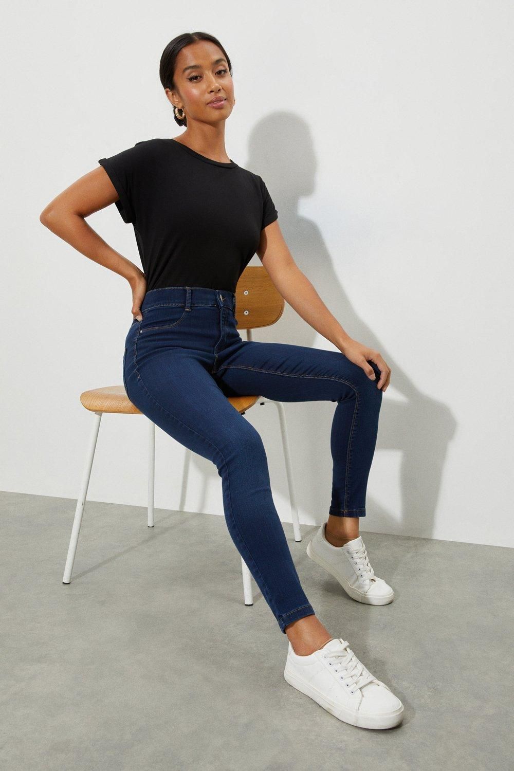 Dorothy Perkins Petite Indigo Frankie Jeans Indigo image 2