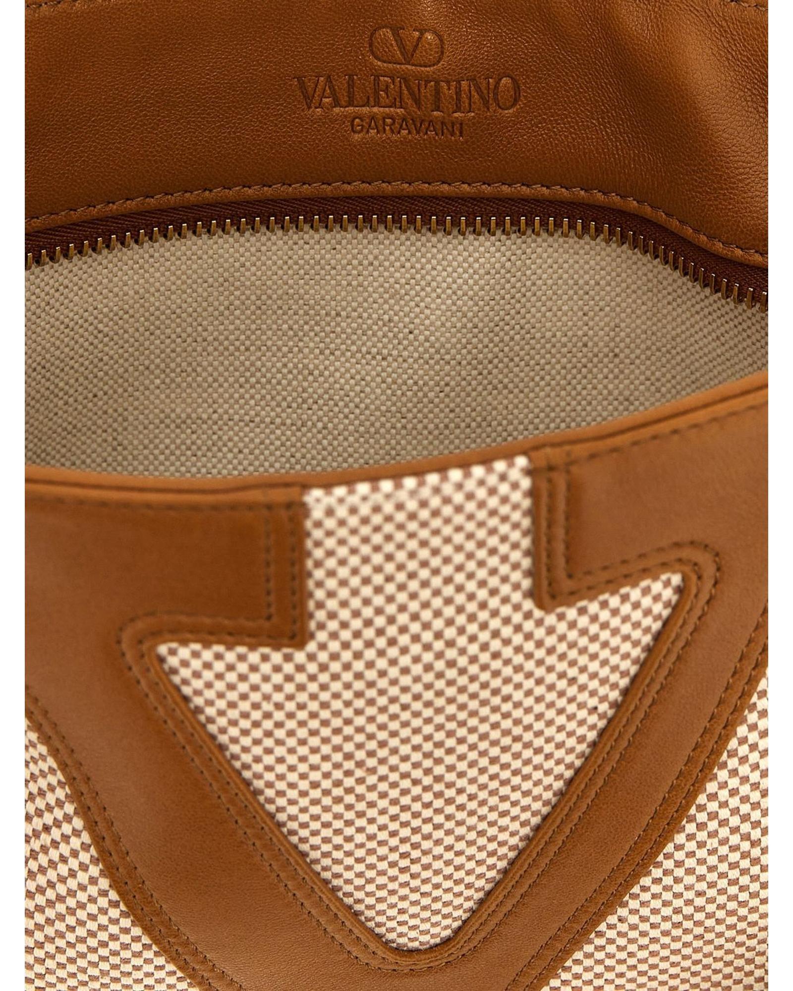 Valentino Chain Shoulder Bag Wo - Natural Tote Bags image 4