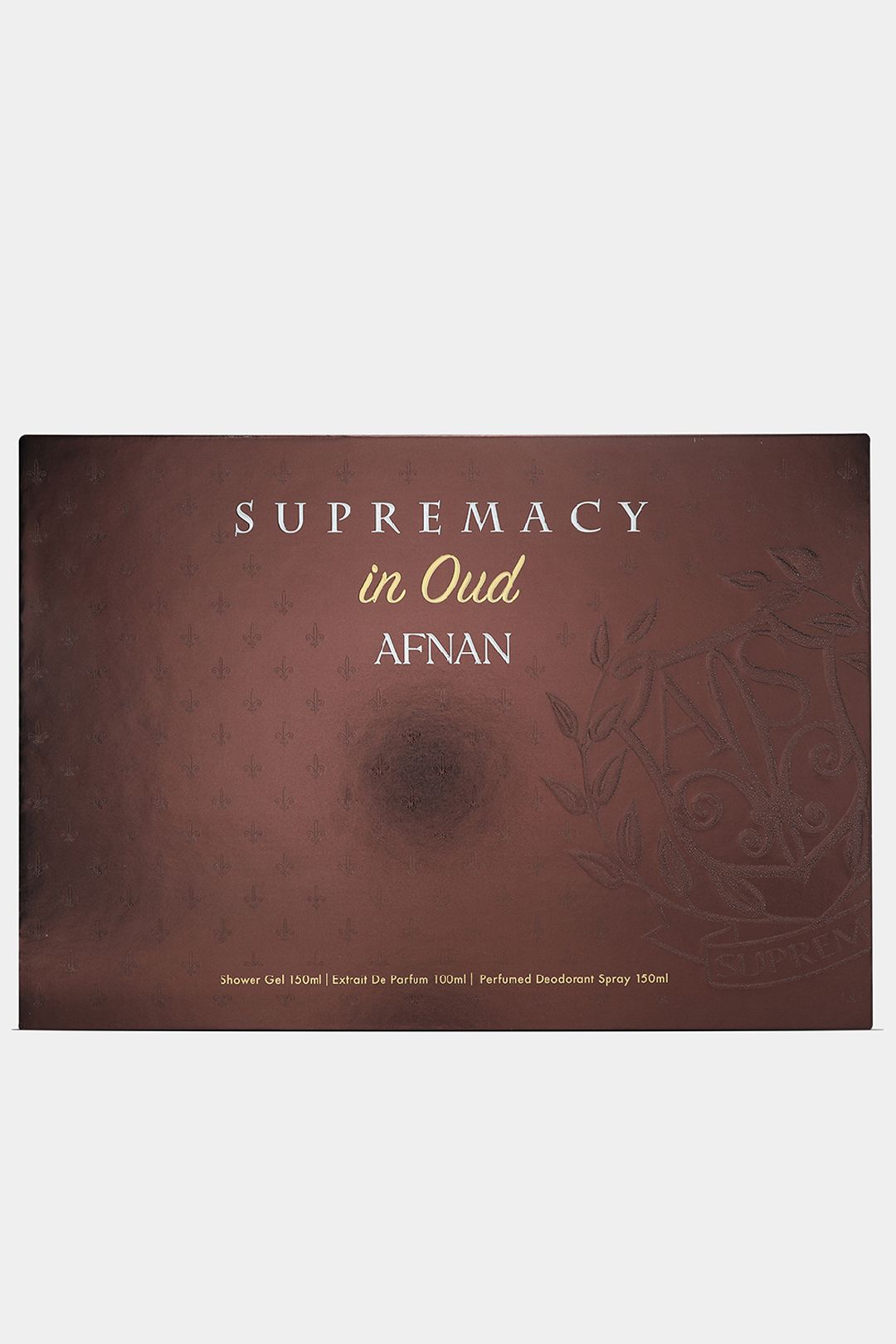 Afnan Supremacy In Oud Gift Set Containing 100Ml Edp Spray + 150Ml Shower Gel + 150Ml Deodorant Misc image 2