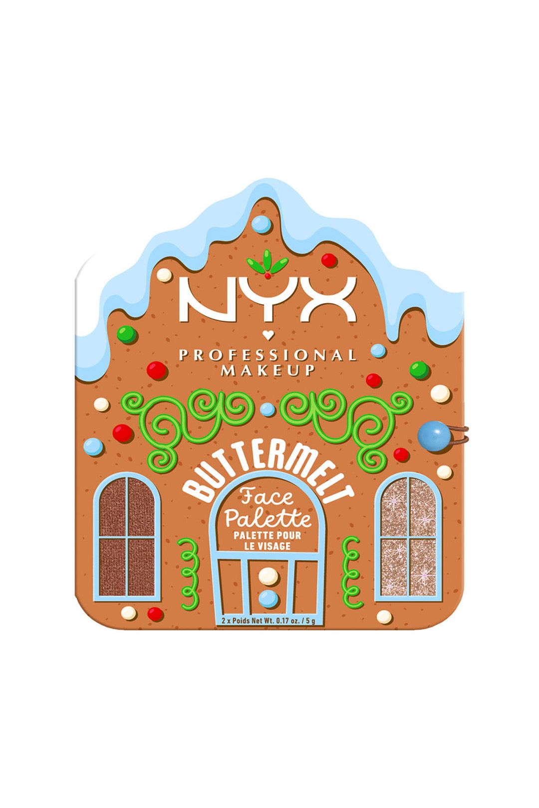 NYX Professional Makeup Buttermelt Face Palette, Blush & Highlighter Duo - Deep Multi image 1