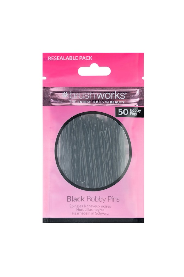 Brushworks Bobby Pins Black