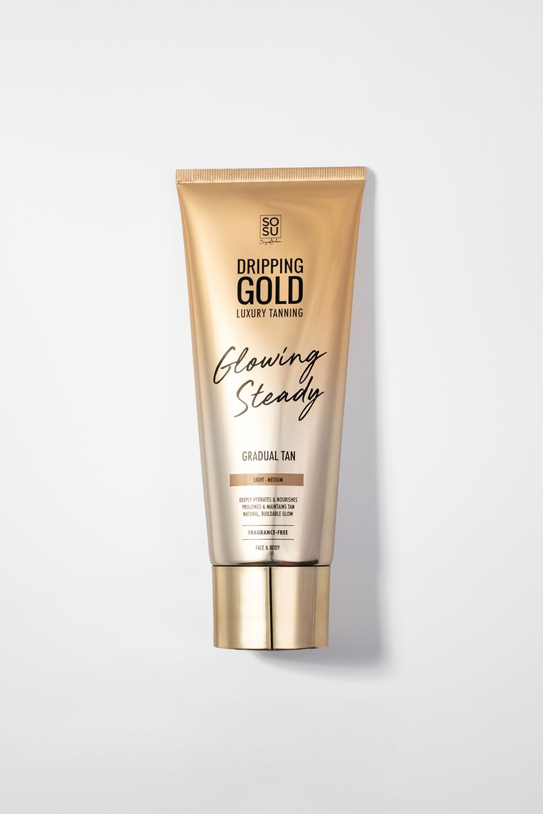 Dripping Gold Gradual Tan Moisturiser 200ml Light Medium image 1