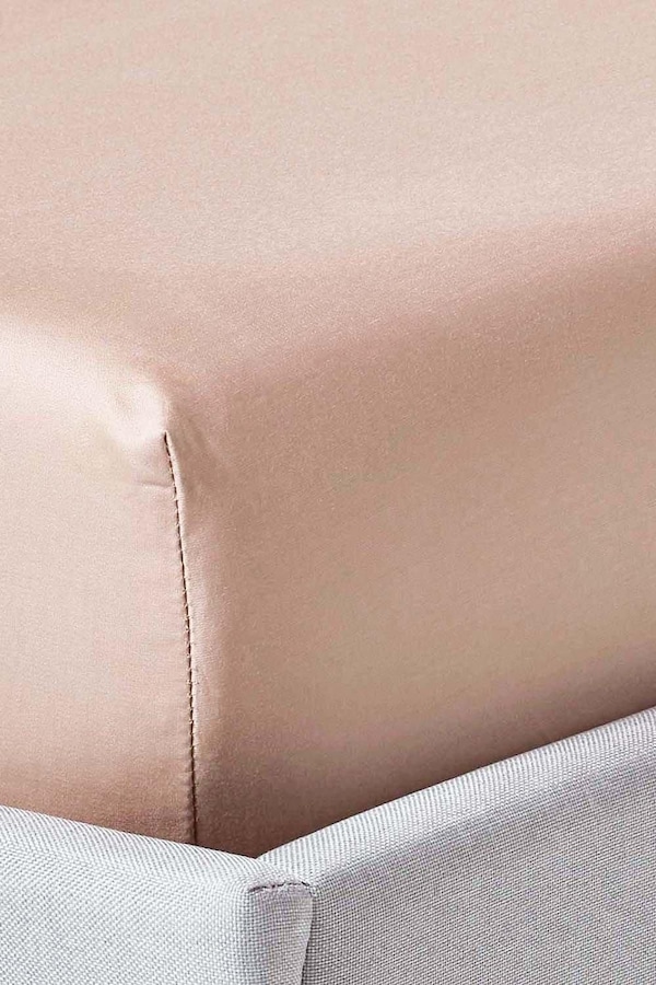 Homescapes Egyptian Cotton Fitted Sheet 12 inch 1000 Thread Count