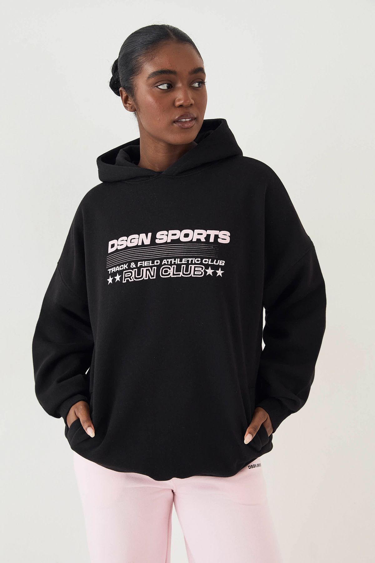 DSGN Studio DSGN Studio Sport Oversized Hoodie Black image 1