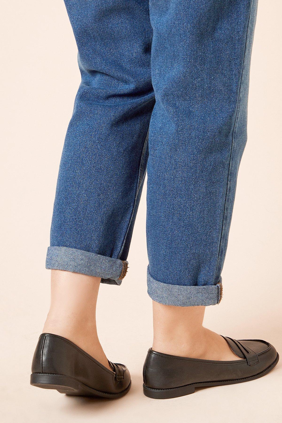 Dorothy Perkins (S) Lara Penny Loafers Black image 4