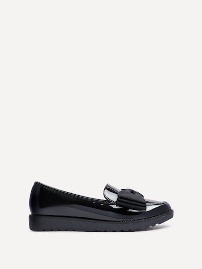 Linzi Cathy Black Patent Classic Slip On Loafer