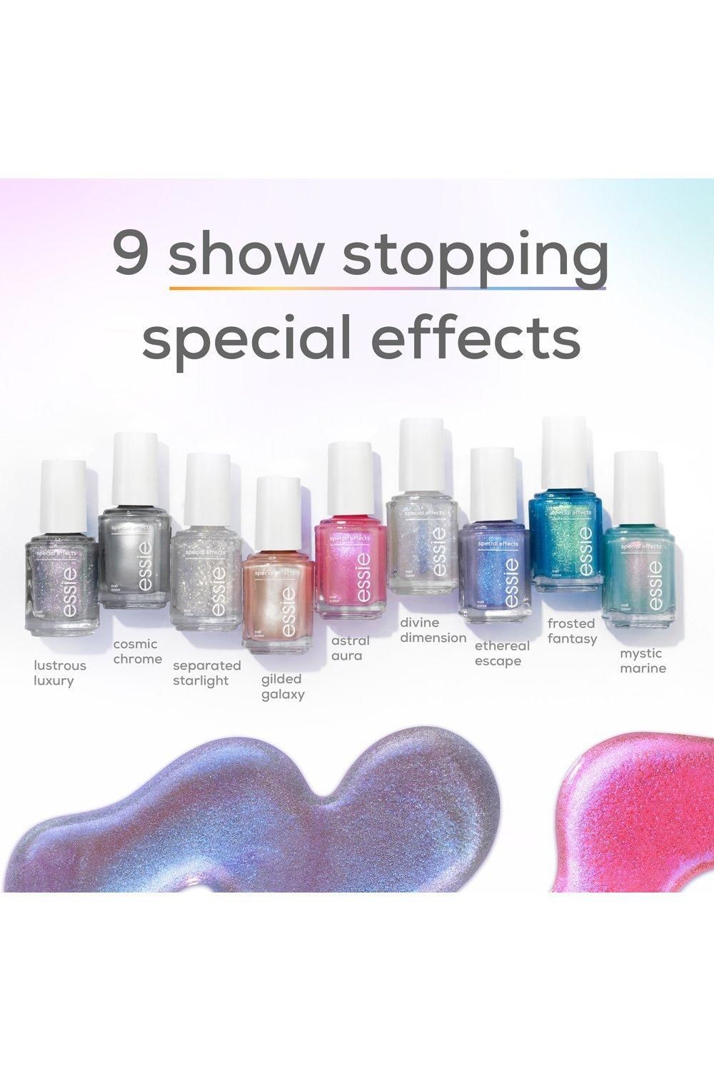 Essie Nail Art Studio Special Effects Nail Polish Topcoat Separated Starlight image 2