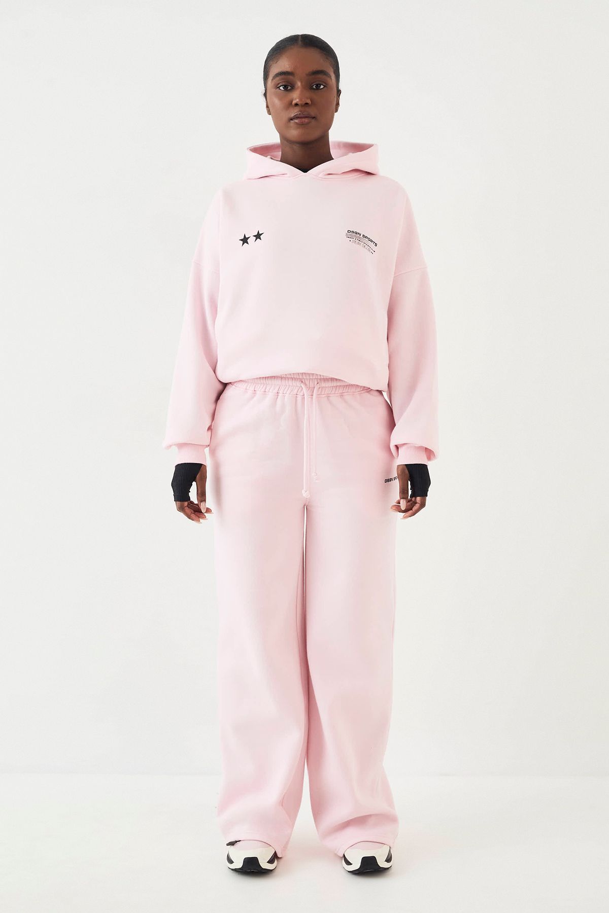 DSGN Studio DSGN Studio Sport Straight Leg Jogger Marshmallow Pink image 5