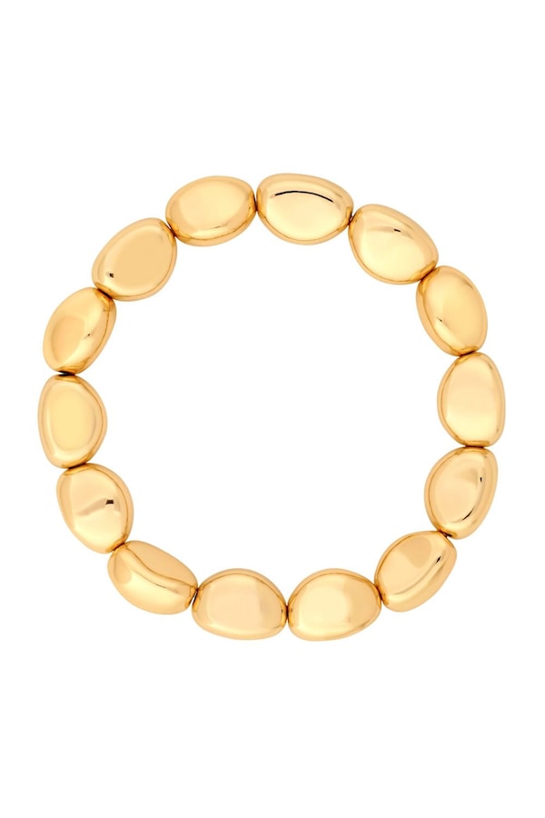Jon Richard Jon Richard Gold Plated Polished Nugget Bracelet