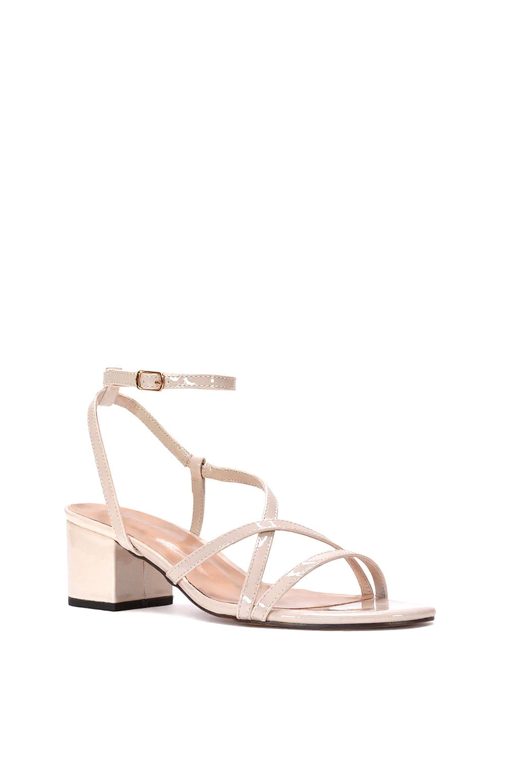 XY London 'Maria' Block Heel Strappy Sandal Shoes image 2