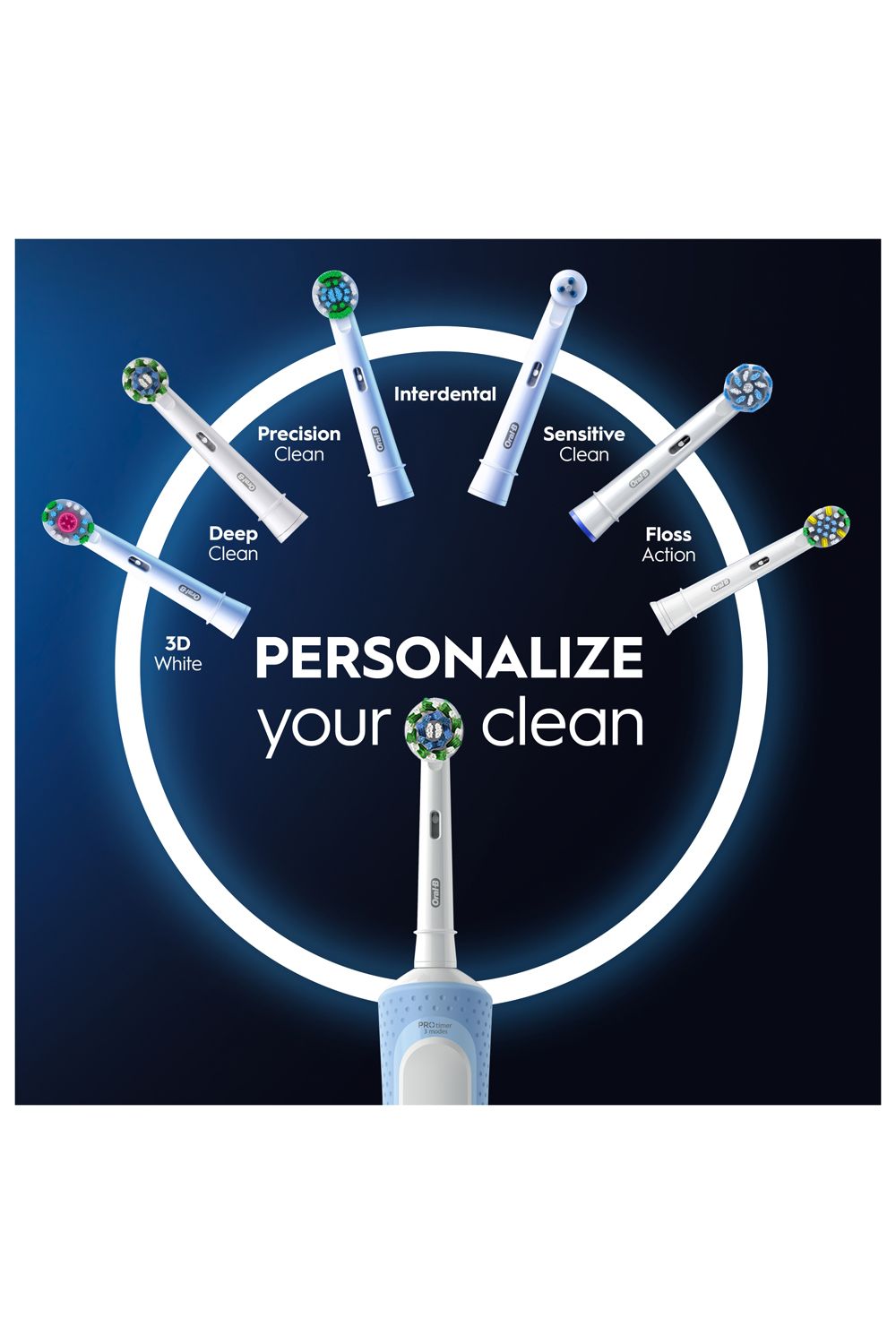 Oral B Vitality Pro Blue Rechargeable Toothbrush Multi image 5