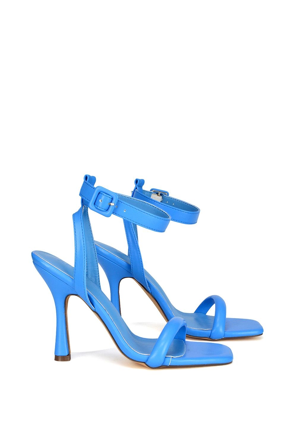 XY London 'Althea' Square Toe Lace up Strappy High Heel Sandals image 5