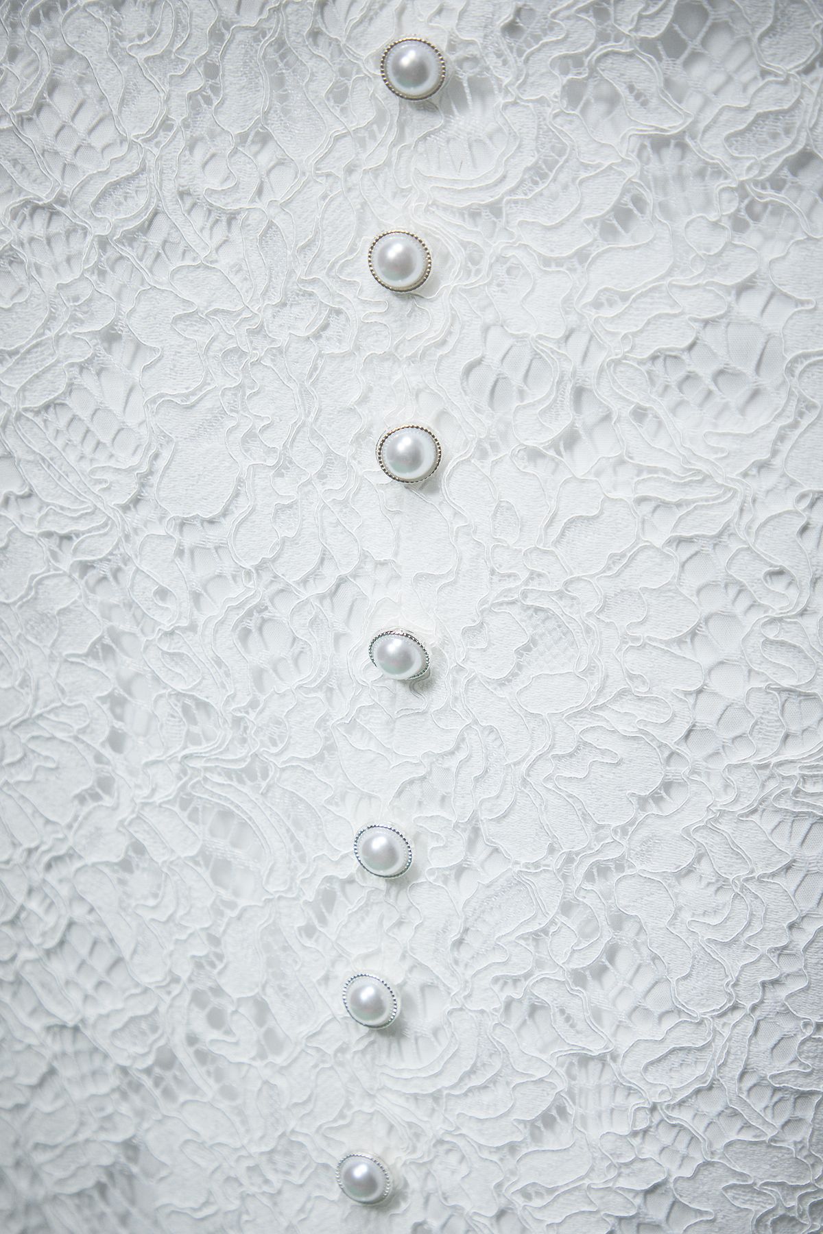 Coast Lisa Tan Textured Sequin Lace Button Through Midi Skirt Ivory image 5