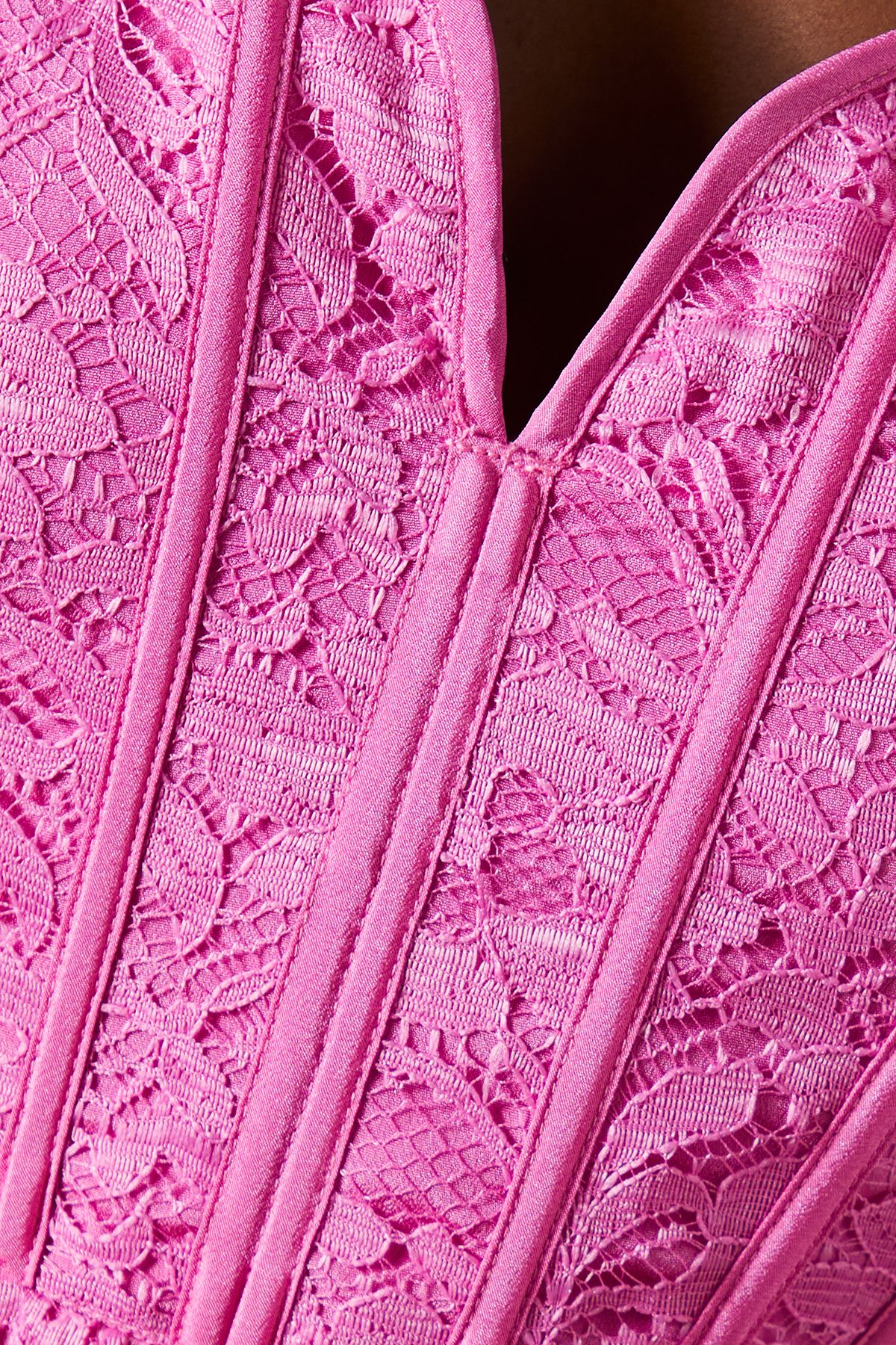 Coast Lace Pleated Maxi Dress Pink image 5