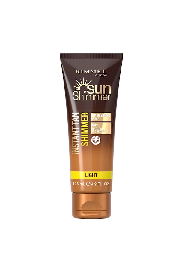 Rimmel London Sunshimmer Instant Tan Shimmer Finish 125ml Light Shimmer