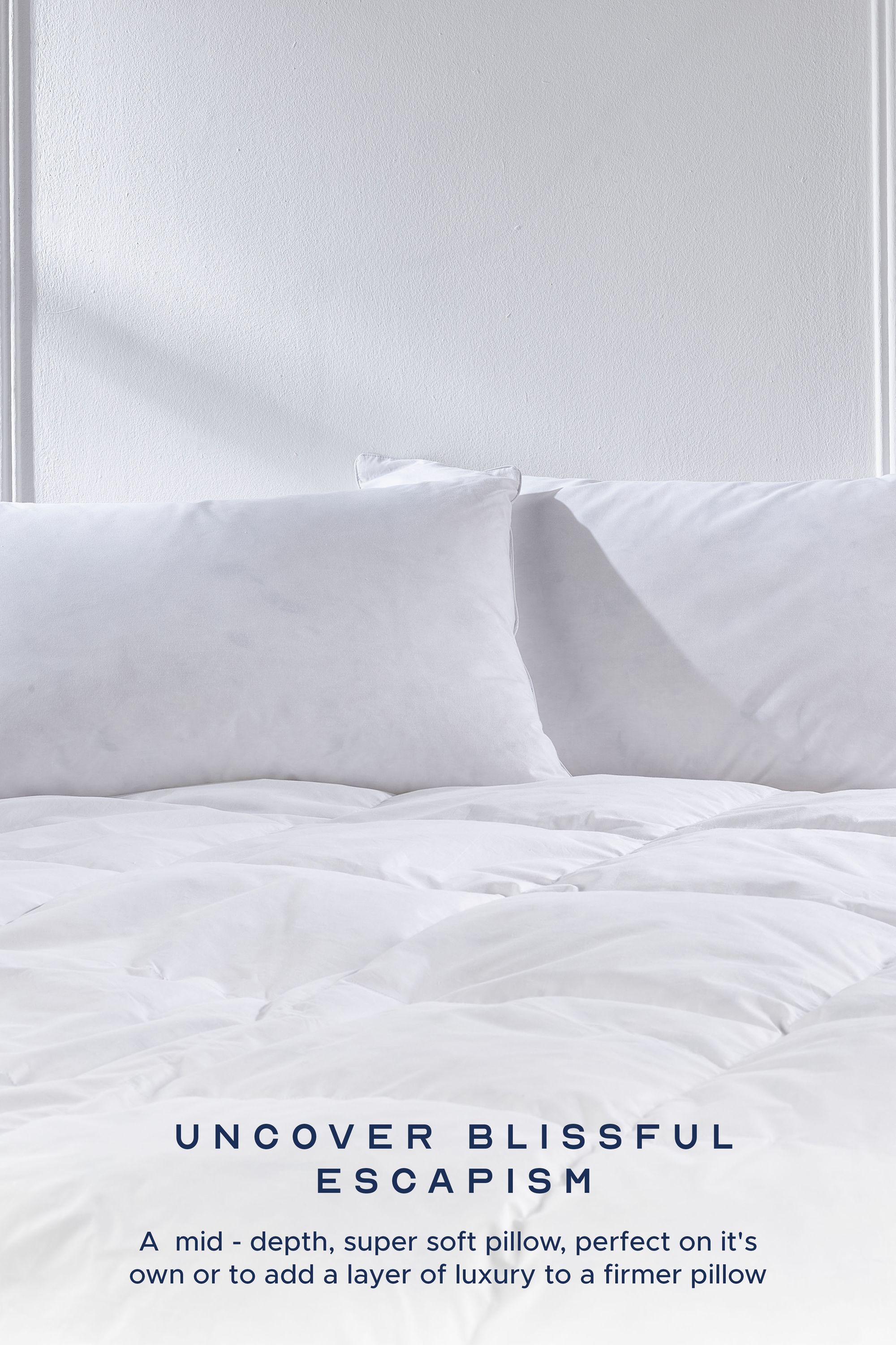 Snuggledown 2 Pack Hotel Goose Feather & Down Back Sleeper Pillow image 3