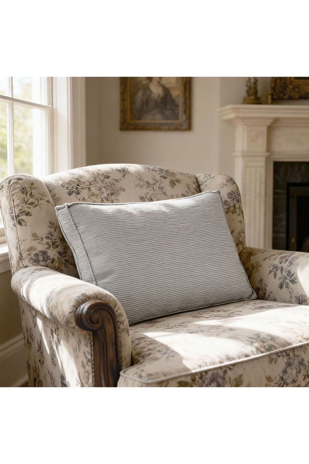 Living and Home Soft Corduroy Bedside Headboard Pillow Reading image 2