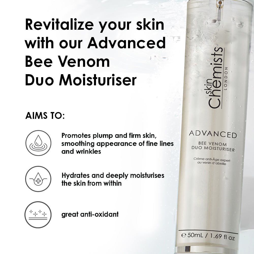 skinChemists professional Advanced Bee Venom Duo Moisturiser 50ml Twin Value Savings Pack image 5