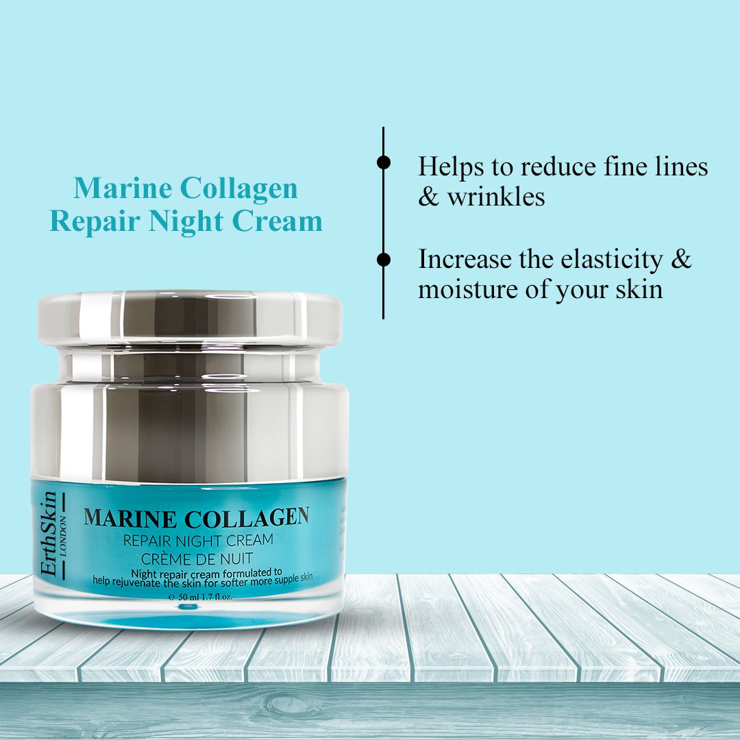 Erth Skin London Erth Skin London - Marine Collagen Anti-Aging Night Cream 50ml image 3
