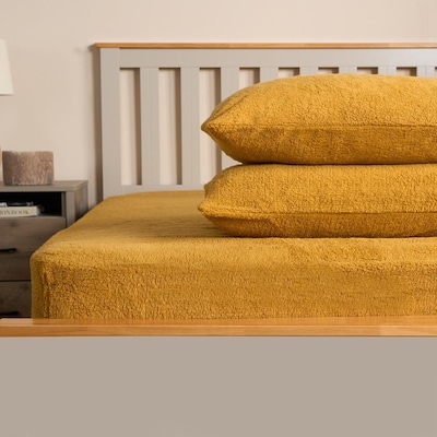 OHS Teddy Fleece Thermal Fitted Bed Sheet