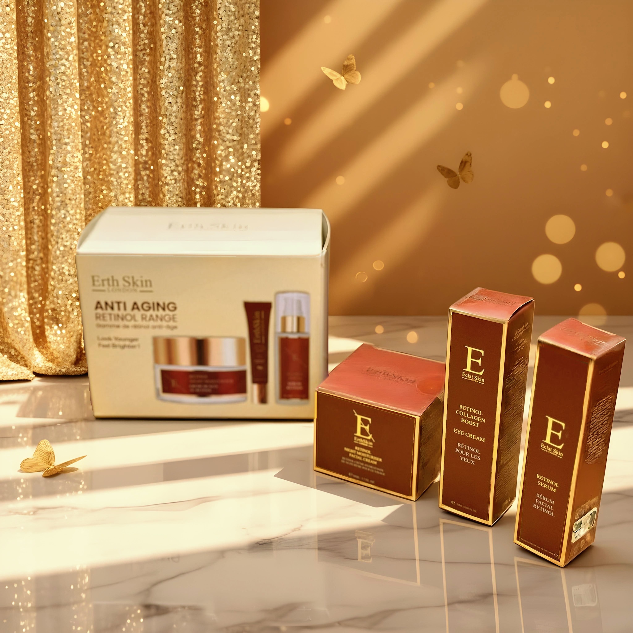 Erth Skin London Anti Aging Retinol Range Gift Set image 6