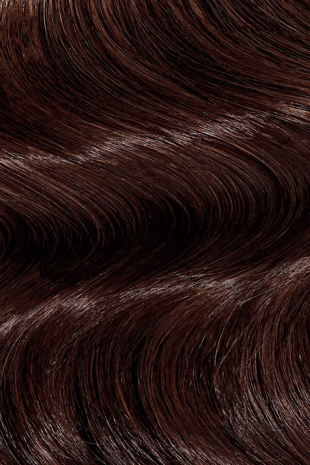 Beauty Works 18'' Deluxe Clip-In Extensions Chocolate image 2