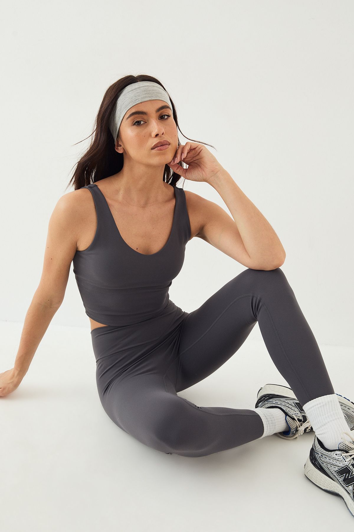 DSGN Studio DSGN Studio Ultra Sculpt Wrap Waist Legging Slate Grey image 3