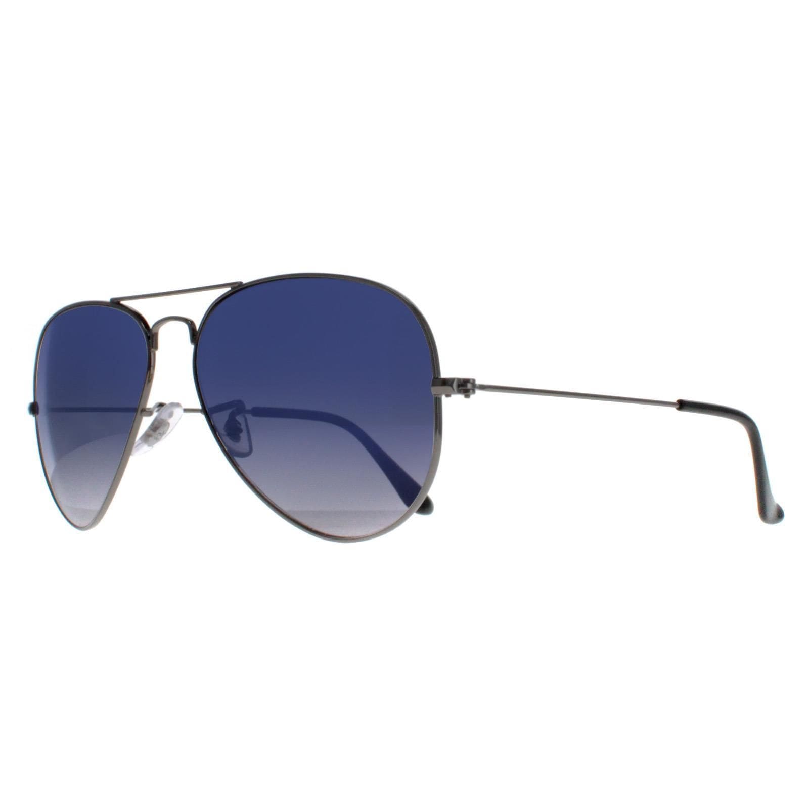 Ray-Ban Aviator Gunmetal Polarized Blue Gradient Grey Aviator 3025 Sunglasses image 2