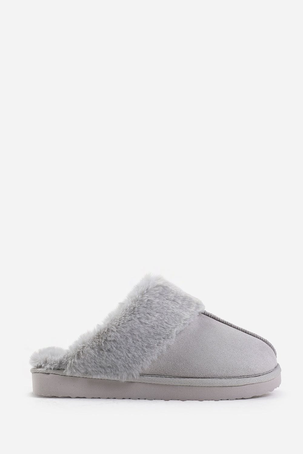 Where's That From 'Xandra' Suede Mule Slippers With Cosy Faux Fur Trim image 2