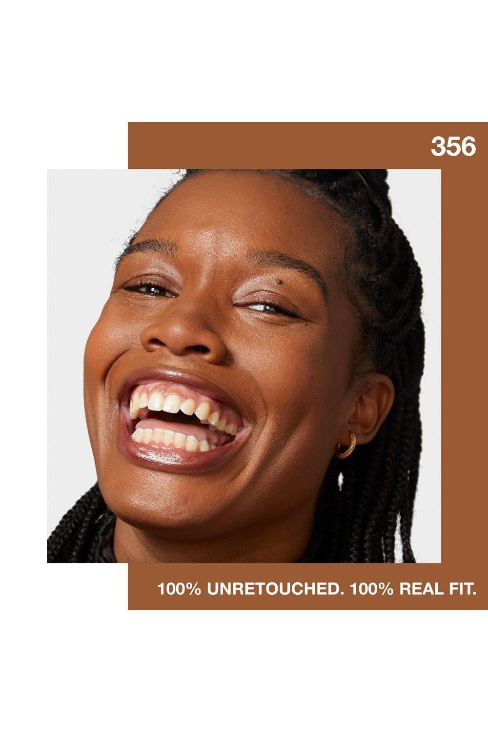 Maybelline Fit Me Matte & Poreless Full Coverage Matte Blendable Normal to Oily Skin Foundation 356 Warm Coconut image 4